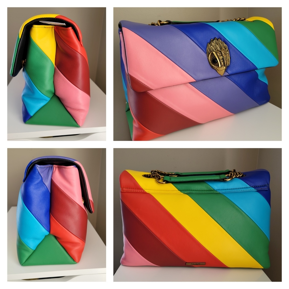 NWT Kurt Geiger XXL Kensington in Multi/ Rainbow